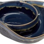 Sets of 2 Stoneware Soup & Side Bowls - Set of 2 Soup & Side Bowls Navy