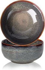 22 Ounce Serving Bowls Set - Ceramic Bowl Set of 2-5.75 inch for Salad, Soup,Cereal Bowls for Kitchen