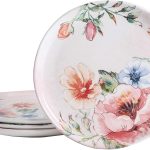 Dinner Plates Set of 4, 11 Inch Large Ceramic Plates for Pasta, Steak, Stylish Serving Dishes, Microwave and Dishwasher Safe, Gift for Housewarming and Thanksgiving